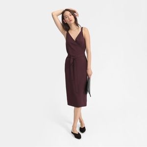 Everlane Japanese GoWeave Tank Wrap Dress